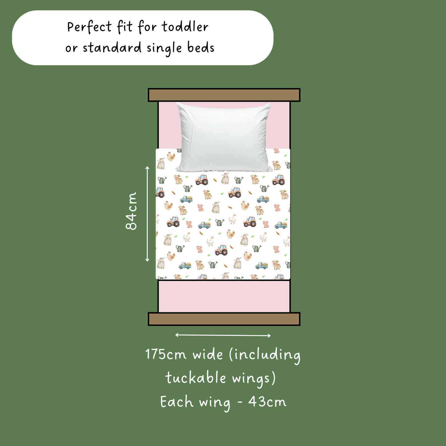 Moonlit Meadow - Waterproof Mattress Protector