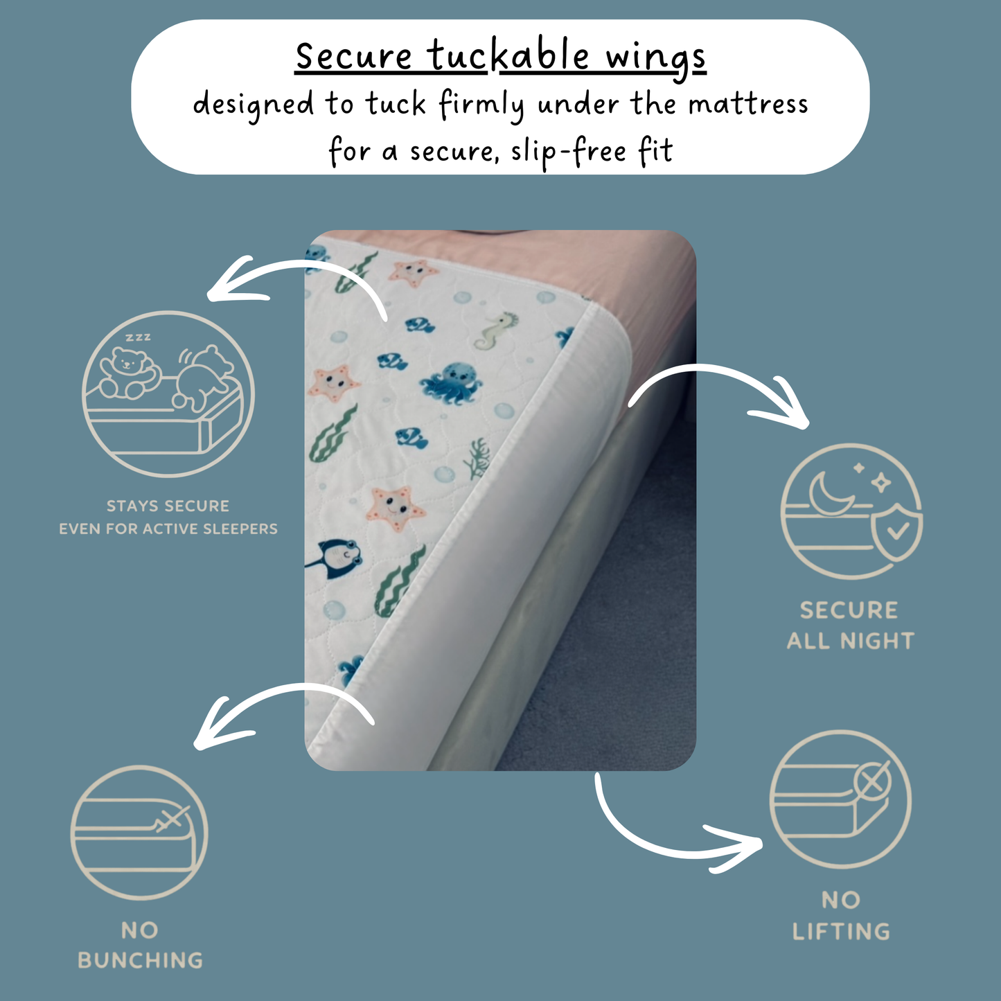 Ocean Dreams - Waterproof Mattress Protector