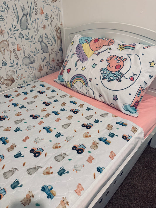 Moonlit Meadow - Waterproof Mattress Protector