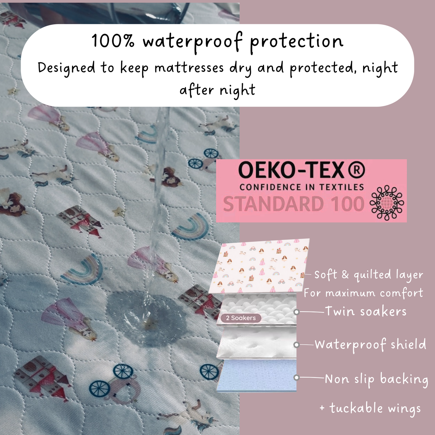 Quiet Kingdom - Waterproof Mattress Protector